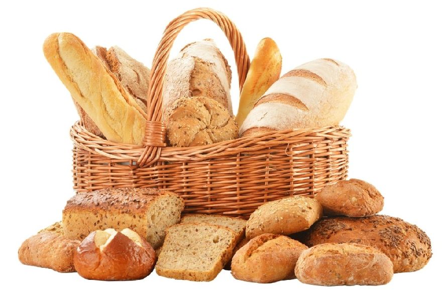 Basket with bread